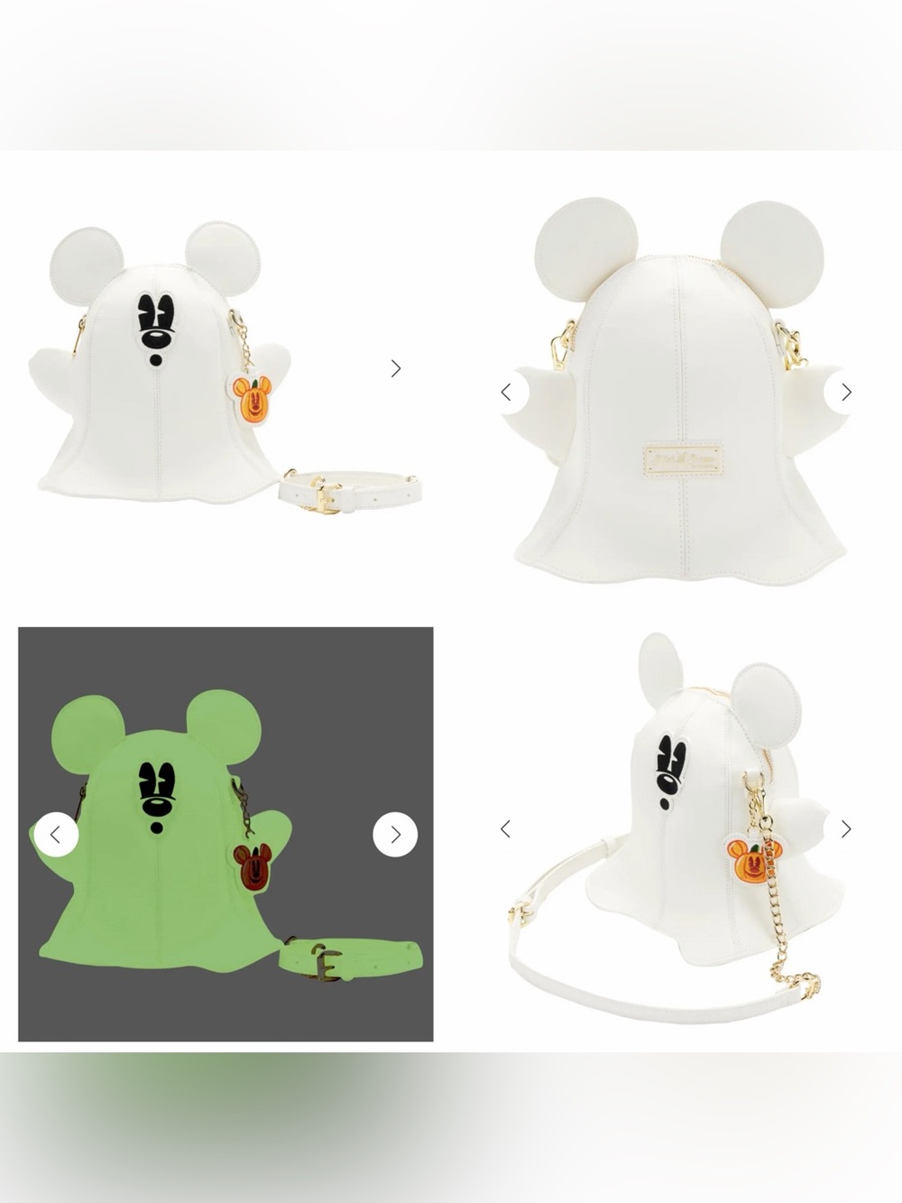 NWOT Stitch Shoppe Mickey Mouse Glow
Ghost Crossbody Bag